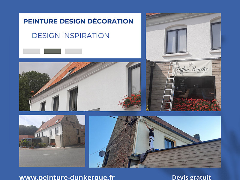 Projets papier peint, peinture, béton ciré parquets réalisé par Peinture Design Décoration