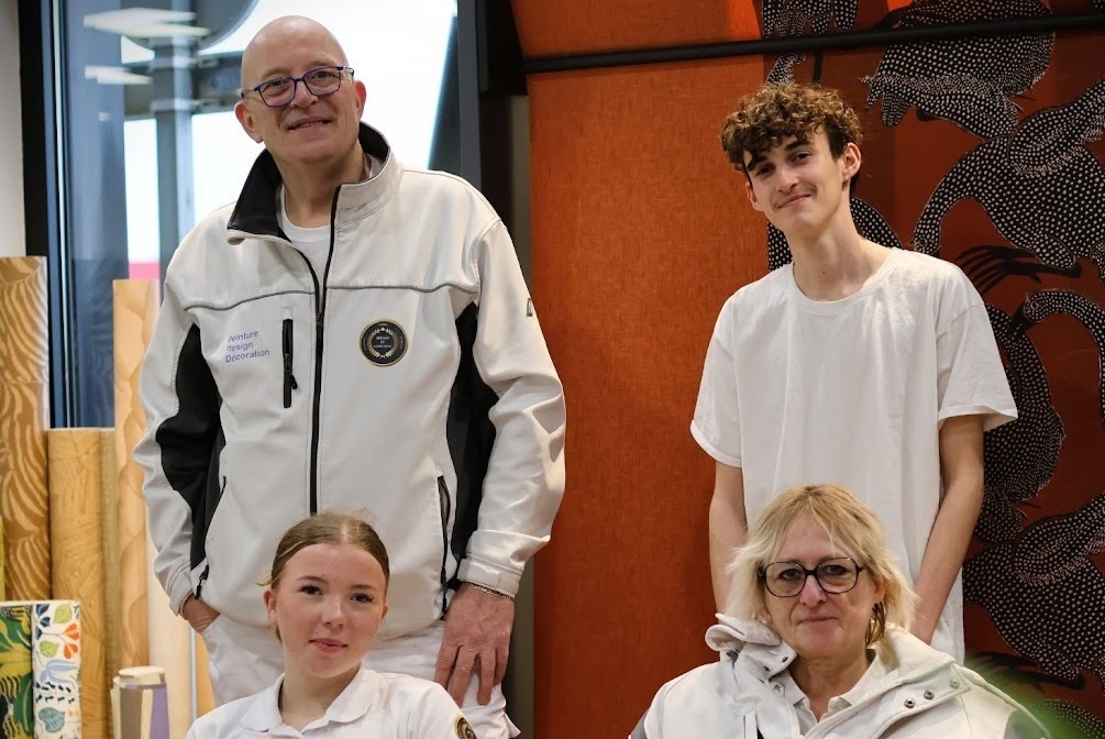 Revêtement mural couloir appartement à Dunkerque 