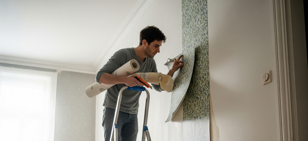 Tuto Déco : Comment poser du papier peint comme un pro ? (Le Guide Ultime) 