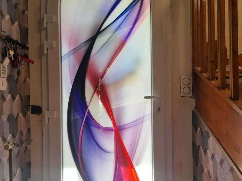 porte d'entrée gamme lumière perform - vue intérieur