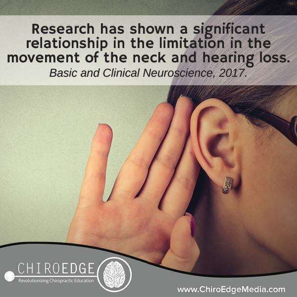 Mobilité cervicale et troubles auditifs