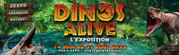 Consigne à bagages pour l’exposition Dinos Alive 2025