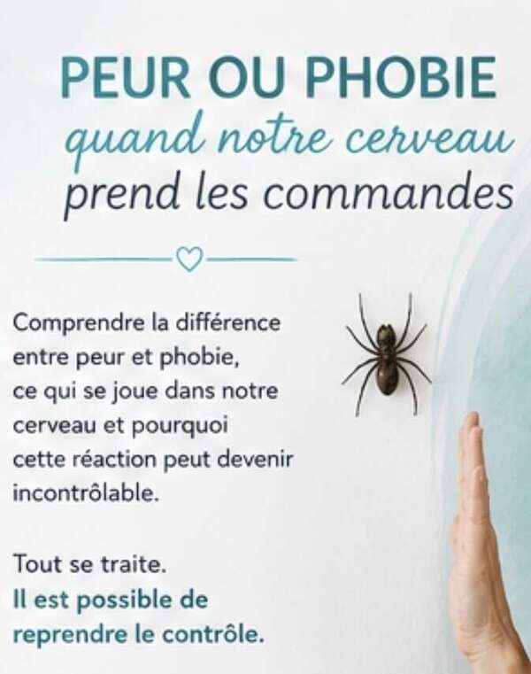 Peur ou phobie : quand notre cerveau prend les commandes