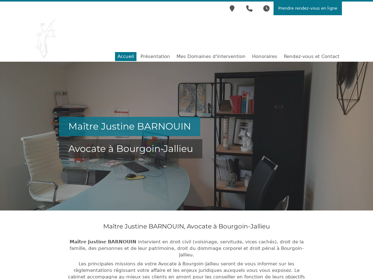 Exemple de site internet de  à Bourgoin-Jallieu