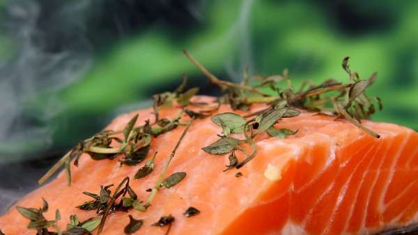 Tortils citron-safran au saumon