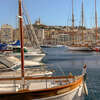 bateau sur le vieux port de Marseille