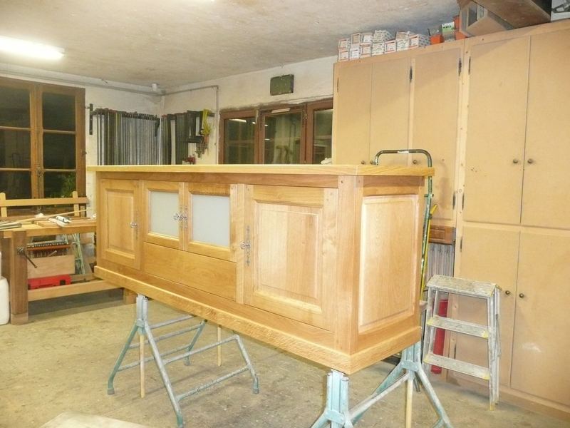 MEUBLE TÉLÉ EN CHÊNE MASSIF