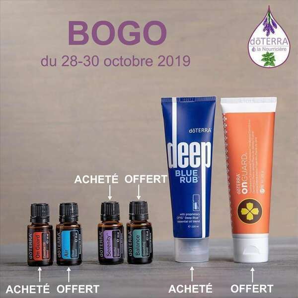 nouvelles offres promotionnelles huiles essentielles