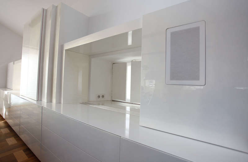 Meuble aperitif laqué