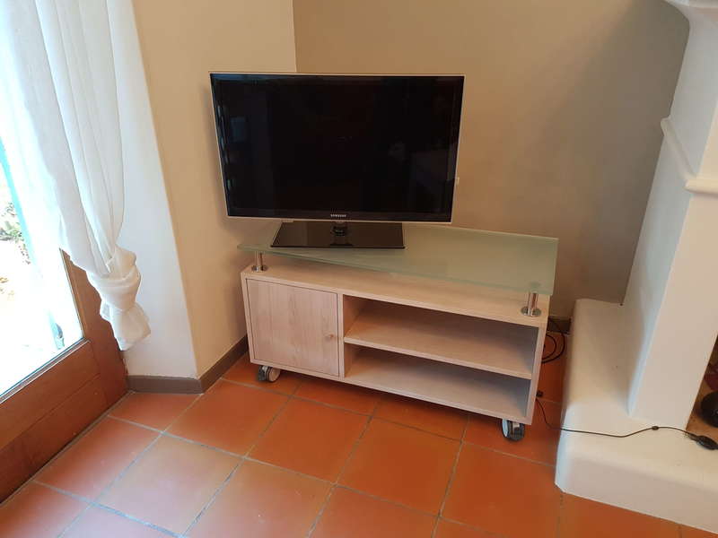 Meuble télé en chêne massif