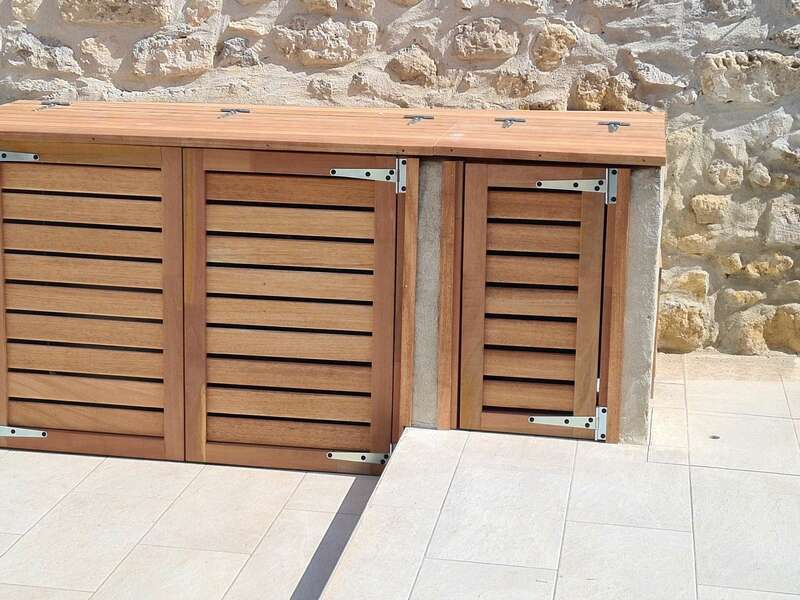 Cache bois climatiseur