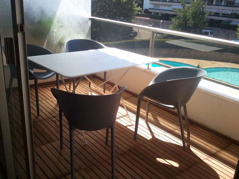 Terrasse en caillebotis