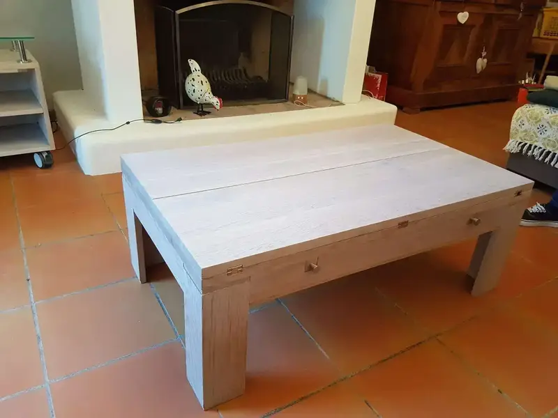 Table basse en bois par La Gueule du bois