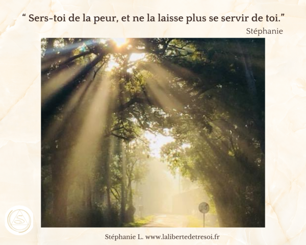 Sers-toi de la peur   