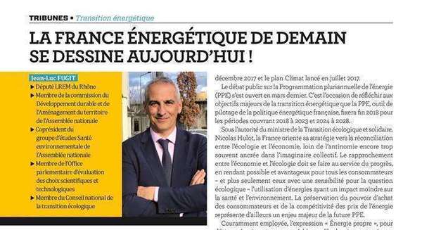 Ma Tribune dans la Revue du Trombinoscope - Transition Énergétique