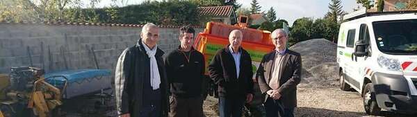 #Orliénas - Rencontre avec les dirigeants de l'entreprise Rhône Élagage