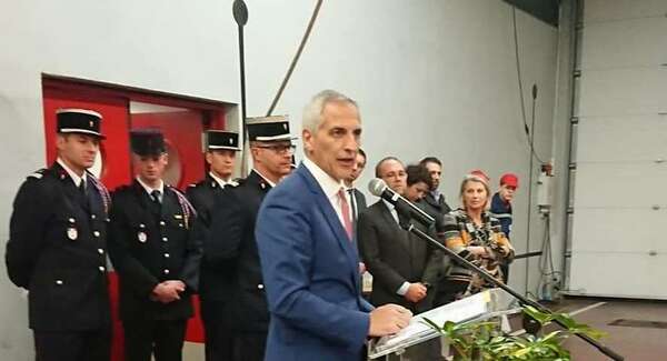 #Givors - Cérémonie de la Sainte-Barbe avec les Sapeurs-Pompiers