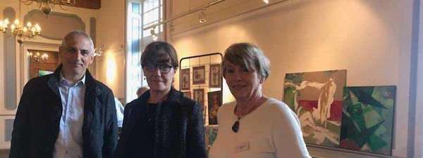 #Ternay - Visite au Déball'Art organisé par l'association des Peintres et Sculpteurs ternaysards