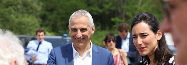 #Communay #Ternay #Ampuis - Visite de la Secrétaire d'Etat Brune Poirson