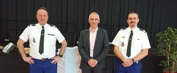 #Montagny - Cérémonie de départ du Lieutenant-Colonel Forain