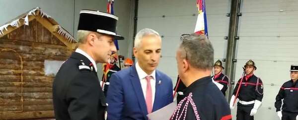 #Givors - Cérémonie de la Sainte-Barbe chez les sapeurs-pompiers