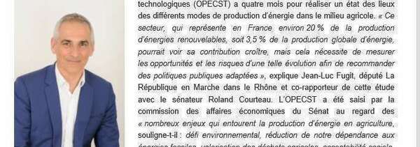 #Transition énergétique - Rapporteur de la mission sur la production d'énergie / monde agricole