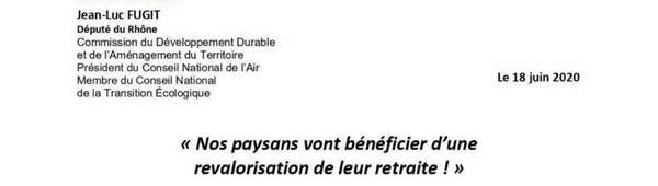 #Communiqué - Revalorisation des retraites agricoles