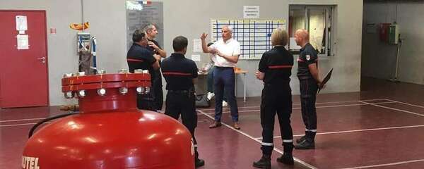 #Givors #Ozon - Visite chez les sapeurs-pompiers