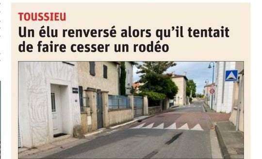 #Toussieu - halte aux rodéos urbains