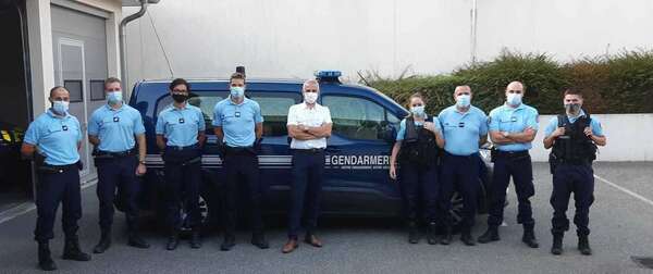 #Ampuis - Rencontre avec les Gendarmes de la brigade