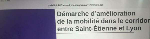 #Givors - Comité de Pilotage "Mobilités St-Etienne/Lyon