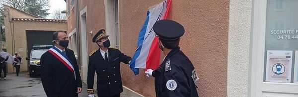 #Mornant - Cérémonie d'hommage au policier Franck Labois
