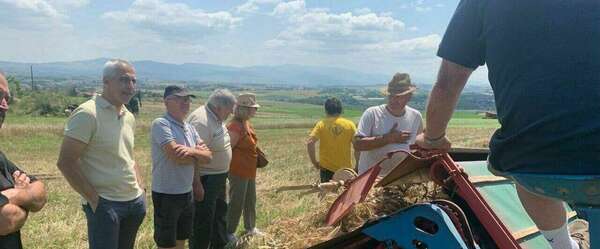 #Mornant - Battage à l'ancienne