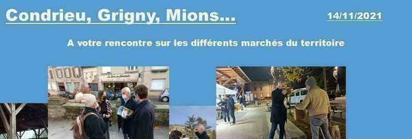 #Condrieu / #Grigny / #Mions... - A votre rencontre