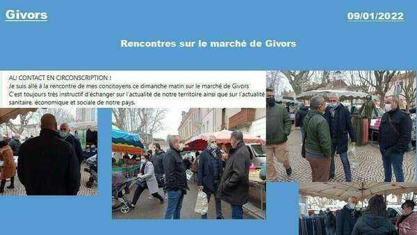 Rencontres sur le marché de Givors