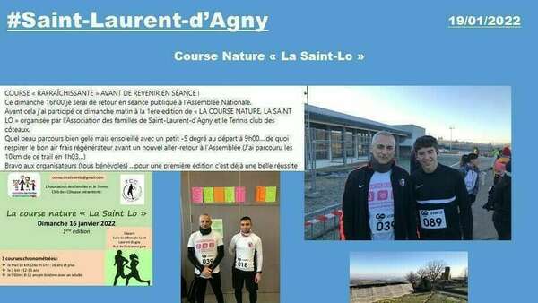 #Saint-Laurent-d'Agny Course Nature