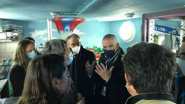 Visite de la station de mesure Airparif