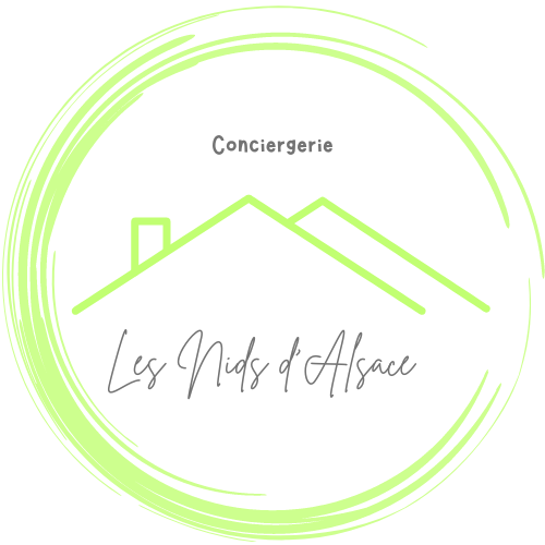 Logo Les Nids d'Alsace Conciergerie Logo Les Nids d'Alsace Conciergerie