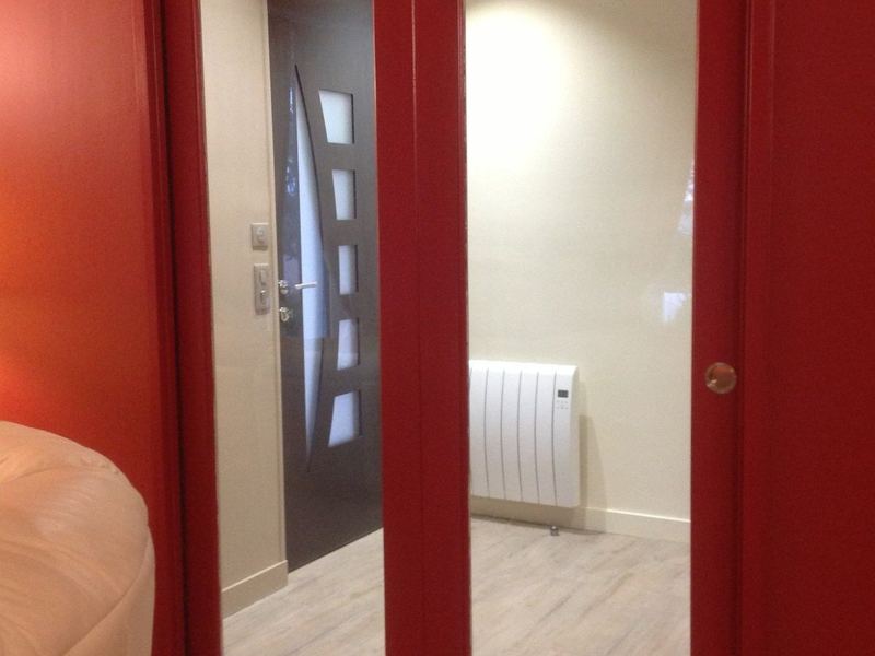 Porte scrigno intérieure - vitrée à 2 vantaux