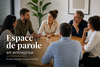 collègues en discussion dans un cadre professionnel apaisé
