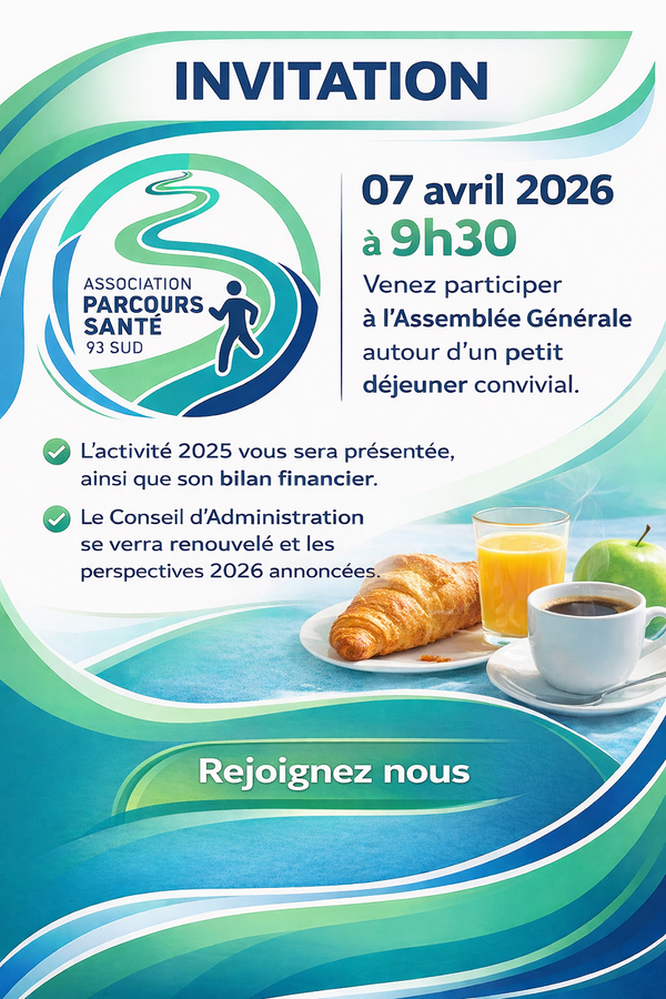Assemblée Générale de l'Association Parcours Santé 93 Sud