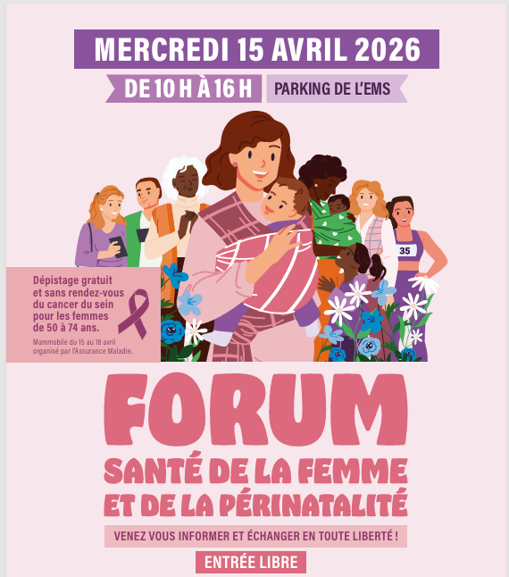 Événement : Forum Santé de la Femme et Périnatalité à Noisy-le-Grand