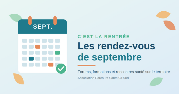Les rendez-vous du mois de septembre 2026