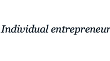 Logo individual entrepreneur