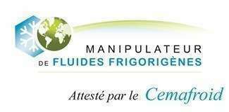 Attestation capacité à la manipulation des fluides frigorigènes