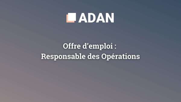 Offre d’emploi : Responsable des Opérations
