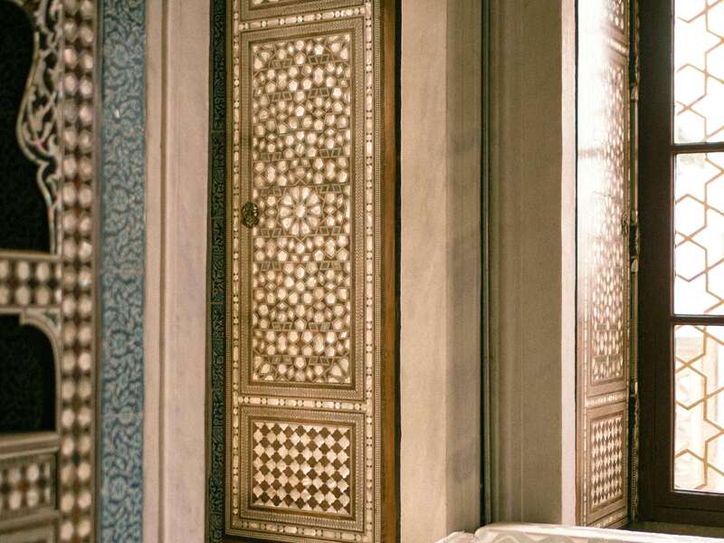 Porte intérieure Bois sculptée