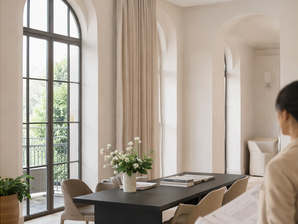 Intérieur rénové avec optimisation des volumes et coordination des travaux