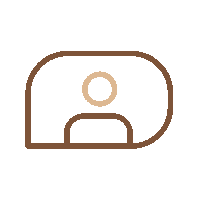 Wired outline 205 chat message user hover pinch