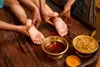 Soin Panchakarma Abhyanga — cure ayurvédique Madhavi Kerala
